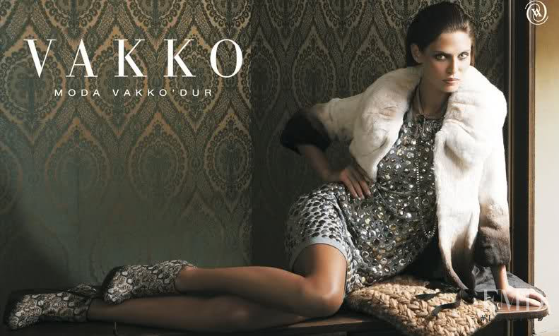 Bianca Balti featured in  the Vakko advertisement for Autumn/Winter 2010