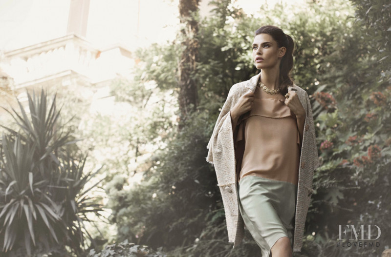 Bianca Balti featured in  the Semicouture advertisement for Spring/Summer 2012
