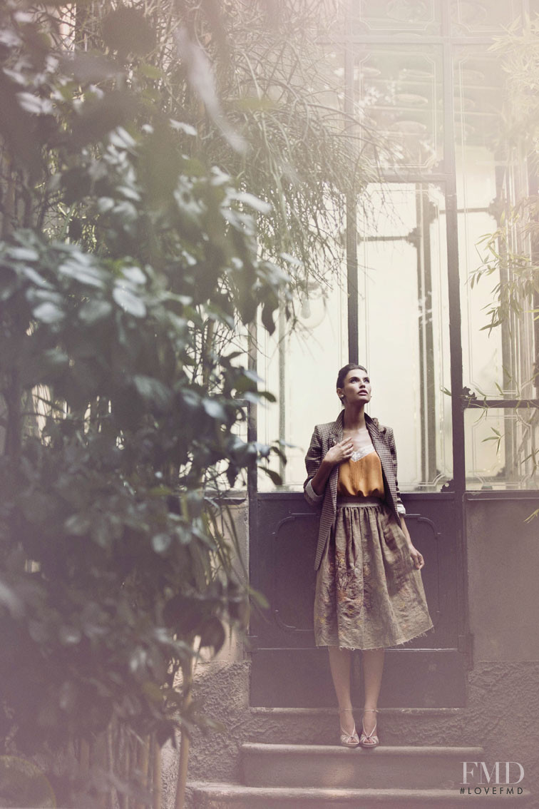 Bianca Balti featured in  the Semicouture advertisement for Spring/Summer 2012