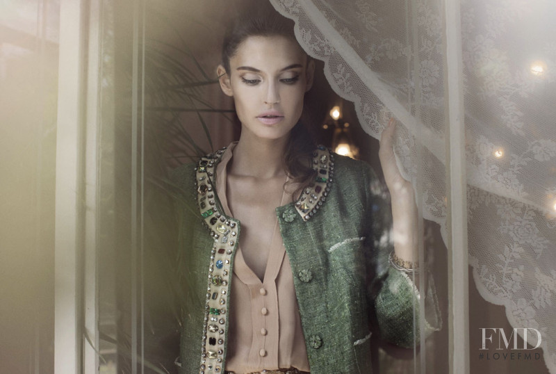 Bianca Balti featured in  the Semicouture advertisement for Spring/Summer 2012