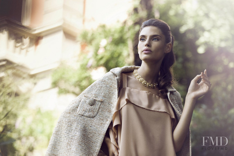 Bianca Balti featured in  the Semicouture advertisement for Spring/Summer 2012