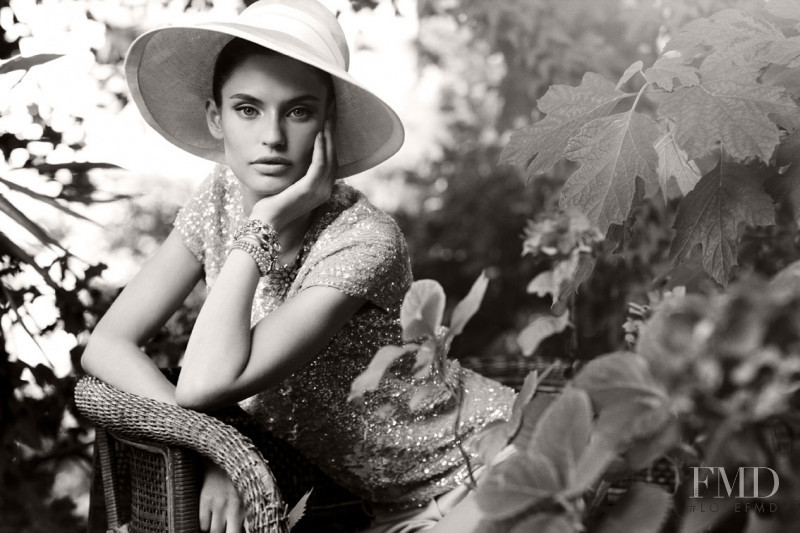 Bianca Balti featured in  the Semicouture advertisement for Spring/Summer 2012