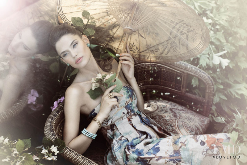 Bianca Balti featured in  the Semicouture advertisement for Spring/Summer 2012