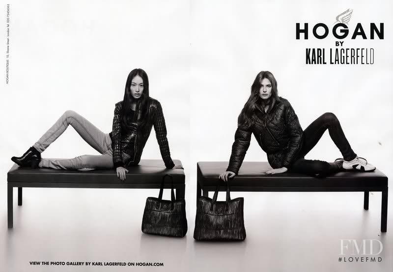 Bianca Balti featured in  the Hogan advertisement for Autumn/Winter 2011