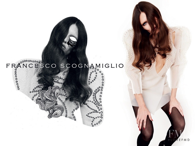 Bianca Balti featured in  the Francesco Scognamiglio advertisement for Spring/Summer 2011