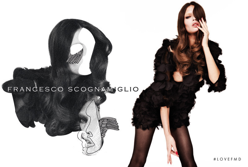 Bianca Balti featured in  the Francesco Scognamiglio advertisement for Spring/Summer 2011
