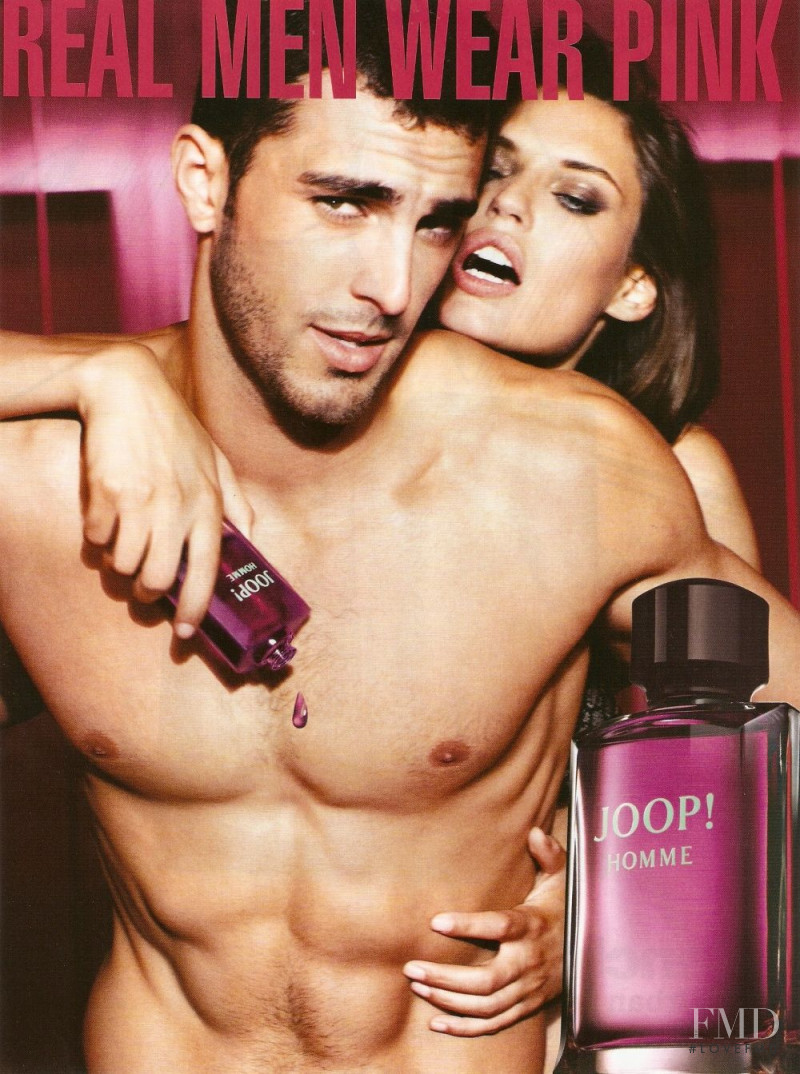 Bianca Balti featured in  the Joop Real Men Wear Pink Fragrance advertisement for Autumn/Winter 2010