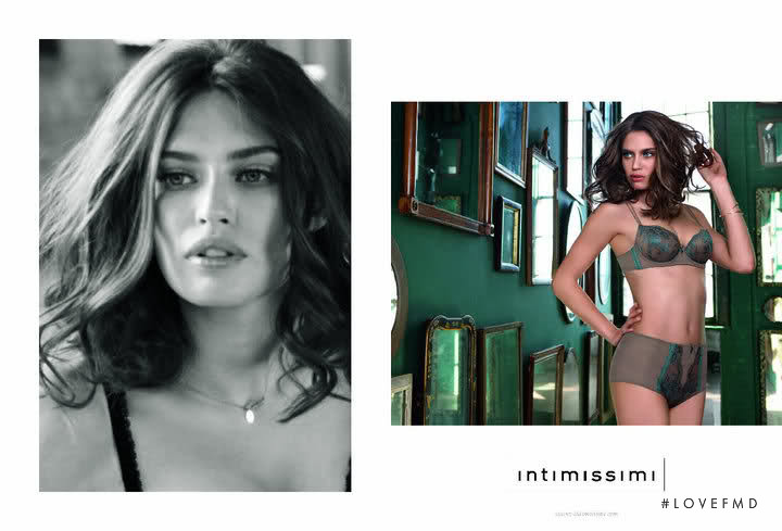 Bianca Balti featured in  the Intimissimi advertisement for Autumn/Winter 2010