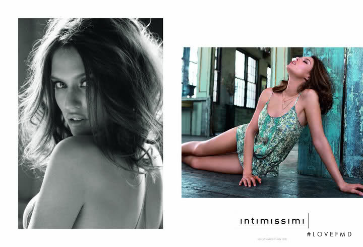 Bianca Balti featured in  the Intimissimi advertisement for Autumn/Winter 2010