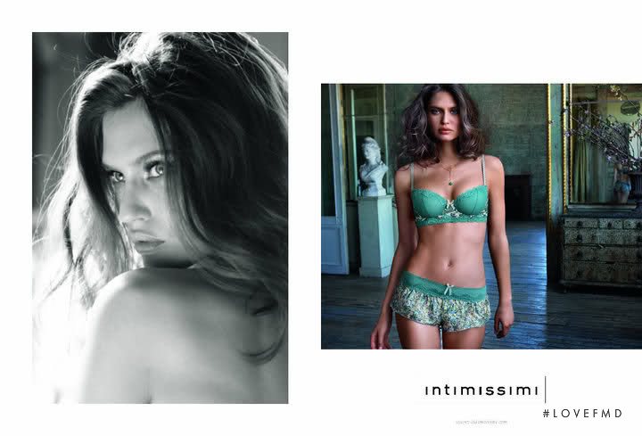 Bianca Balti featured in  the Intimissimi advertisement for Autumn/Winter 2010