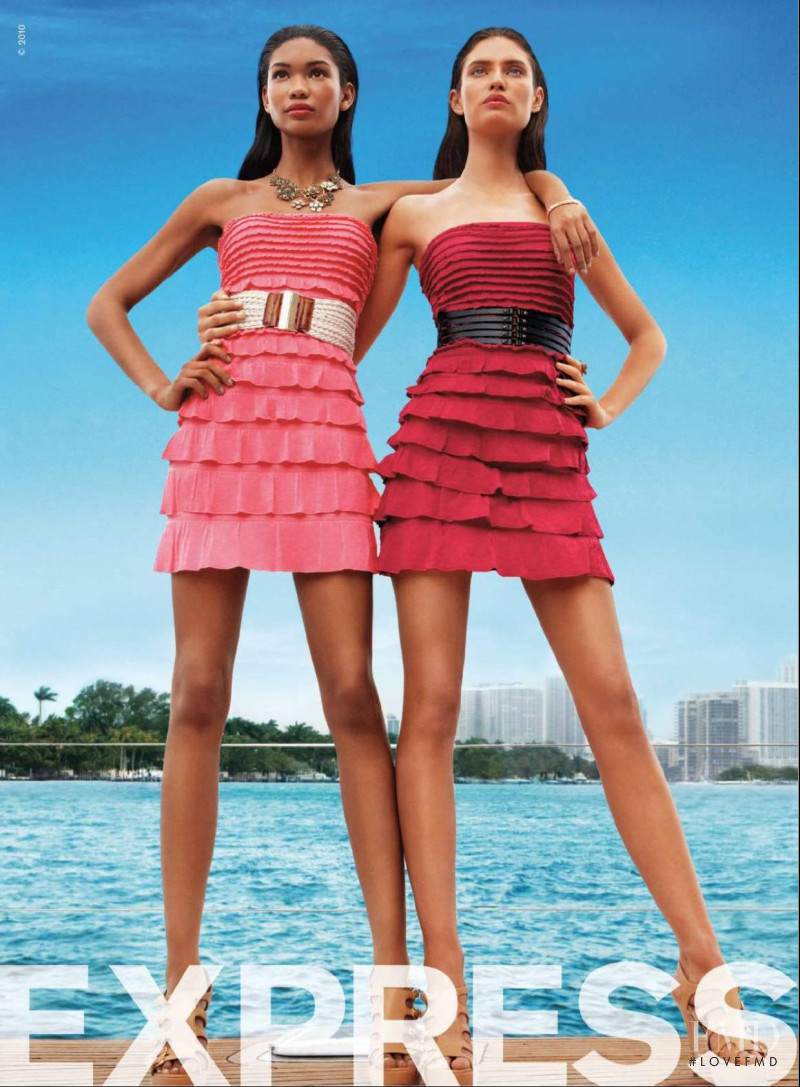 Bianca Balti featured in  the Express advertisement for Summer 2010