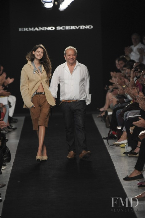 Bianca Balti featured in  the Ermanno Scervino fashion show for Spring/Summer 2010