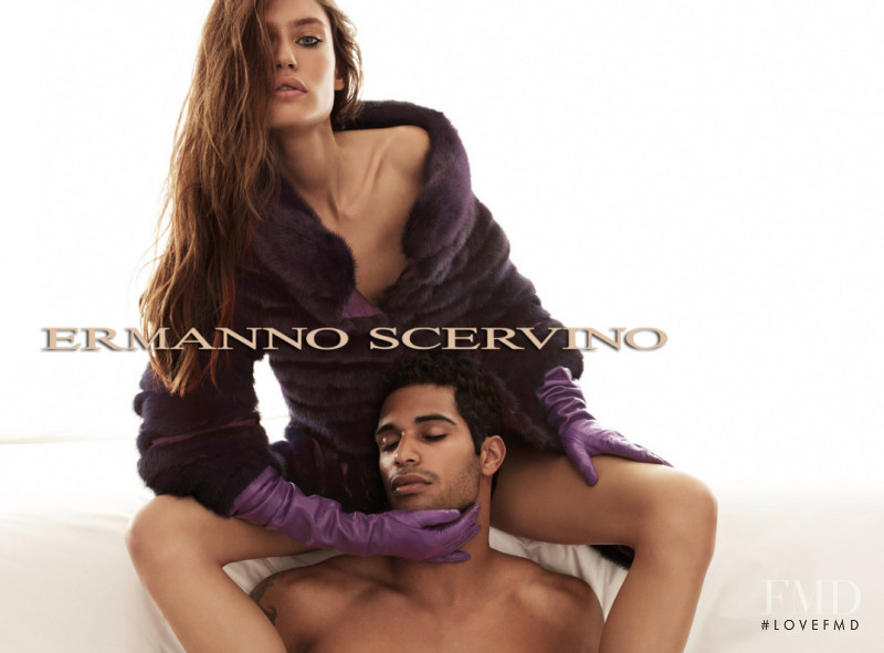 Bianca Balti featured in  the Ermanno Scervino advertisement for Autumn/Winter 2009