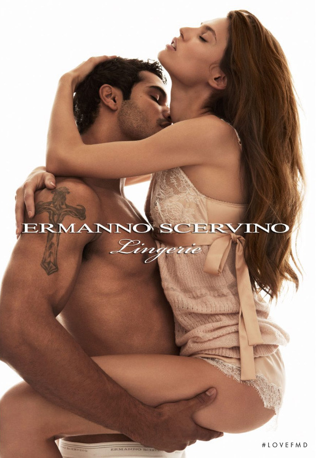 Bianca Balti featured in  the Ermanno Scervino advertisement for Autumn/Winter 2009