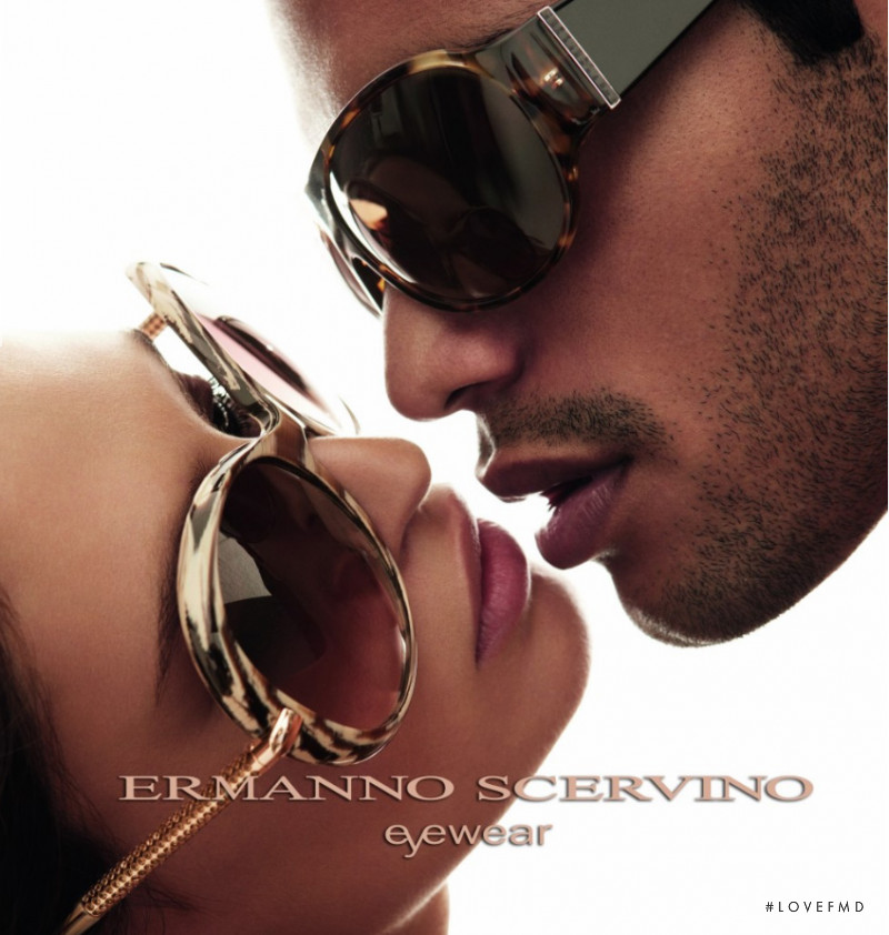 Bianca Balti featured in  the Ermanno Scervino Eyewear advertisement for Autumn/Winter 2009