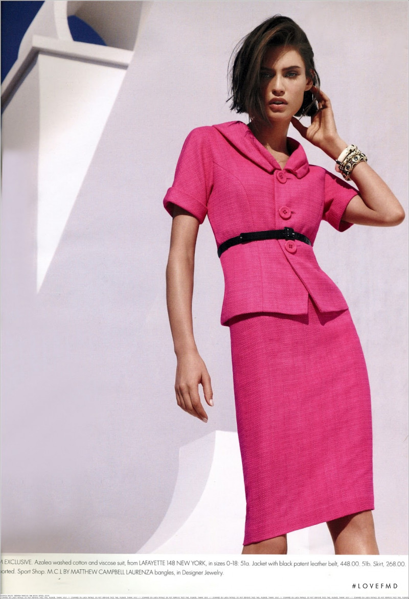 Bianca Balti featured in  the Neiman Marcus Pink is Perfection catalogue for Summer 2009