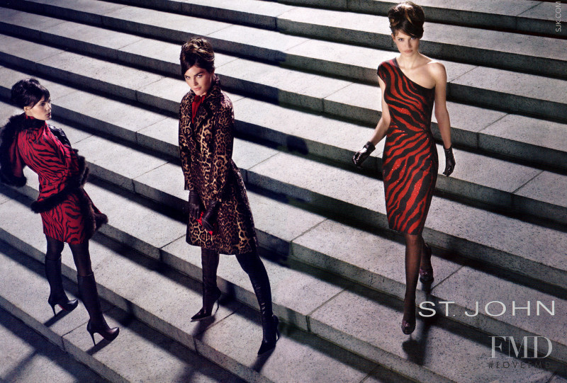 Bianca Balti featured in  the St. John advertisement for Autumn/Winter 2008
