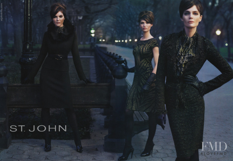 Bianca Balti featured in  the St. John advertisement for Autumn/Winter 2008