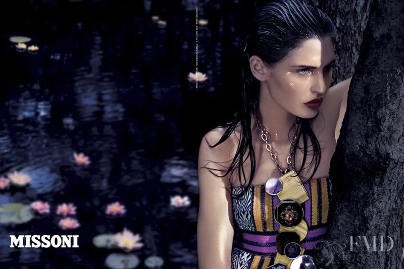Bianca Balti featured in  the Missoni advertisement for Spring/Summer 2008