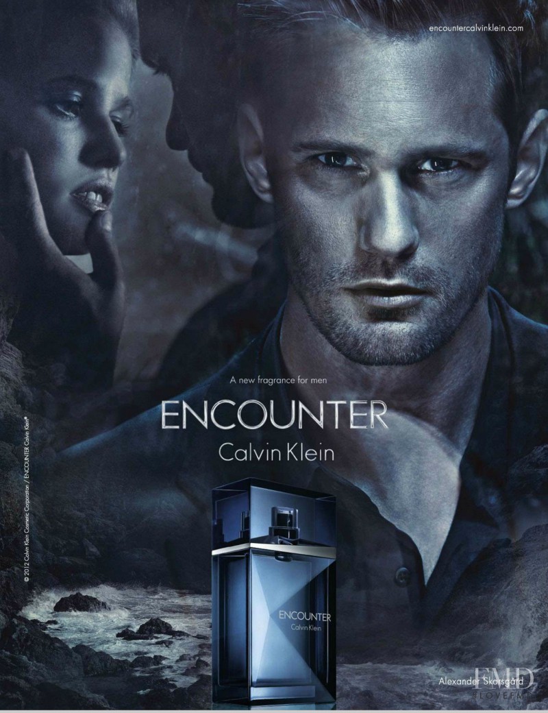 Lara Stone featured in  the Calvin Klein Fragrance "Encounter" Fragrance advertisement for Autumn/Winter 2012