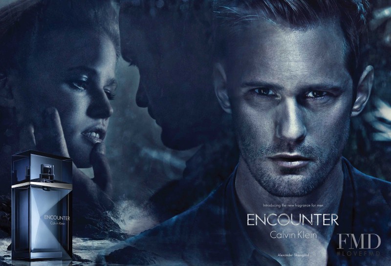 Lara Stone featured in  the Calvin Klein Fragrance "Encounter" Fragrance advertisement for Autumn/Winter 2012