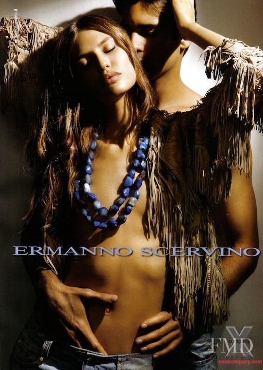 Bianca Balti featured in  the Ermanno Scervino advertisement for Spring/Summer 2009