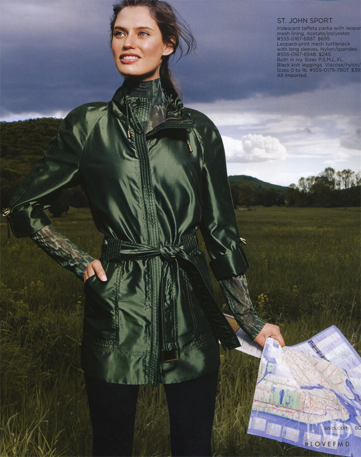 Bianca Balti featured in  the Saks Fifth Avenue catalogue for Fall 2008