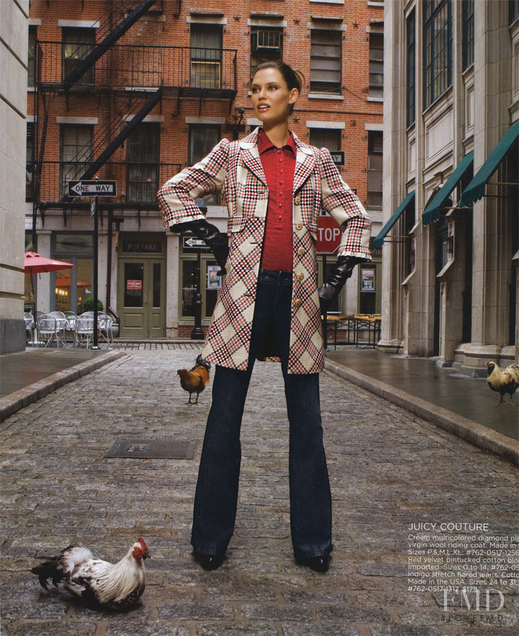 Bianca Balti featured in  the Saks Fifth Avenue catalogue for Fall 2008