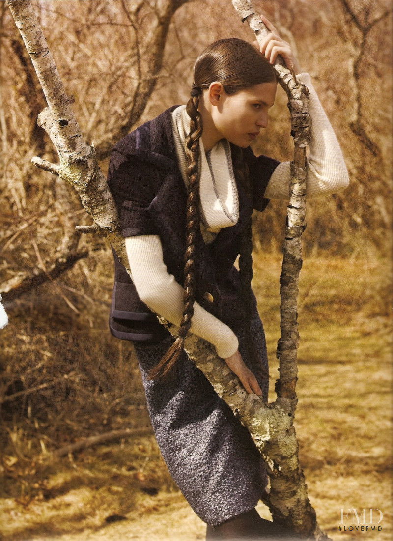 Bianca Balti featured in  the Bergdorf Goodman catalogue for Fall 2008