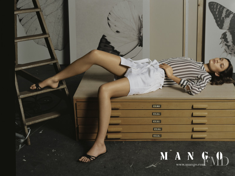 Bianca Balti featured in  the Mango advertisement for Spring/Summer 2009