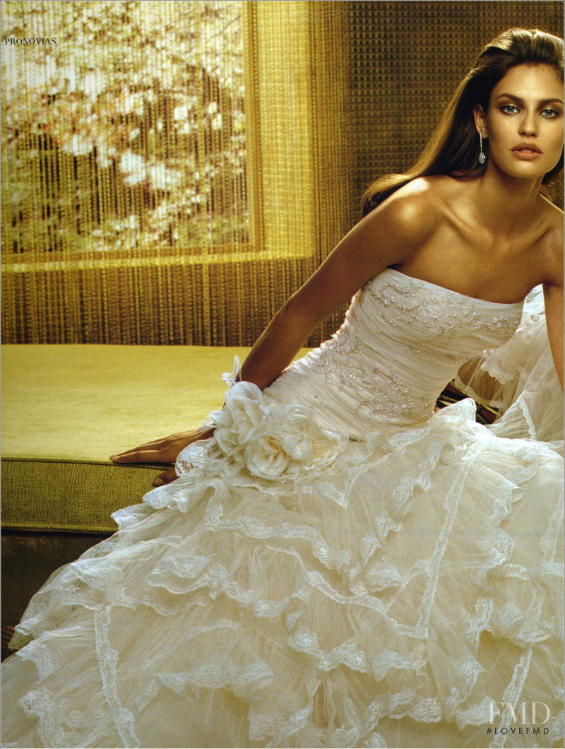 Bianca Balti featured in  the Pronovias catalogue for Spring/Summer 2007