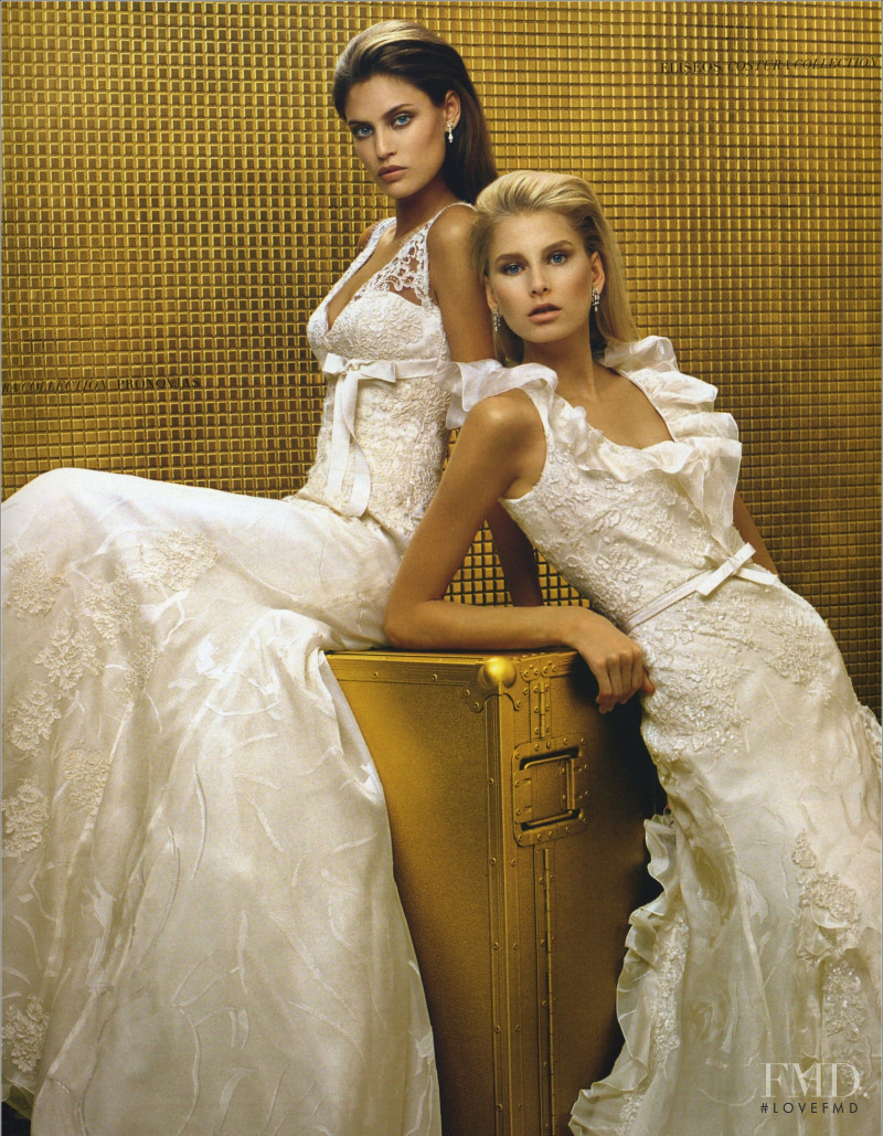 Bianca Balti featured in  the Pronovias catalogue for Spring/Summer 2007