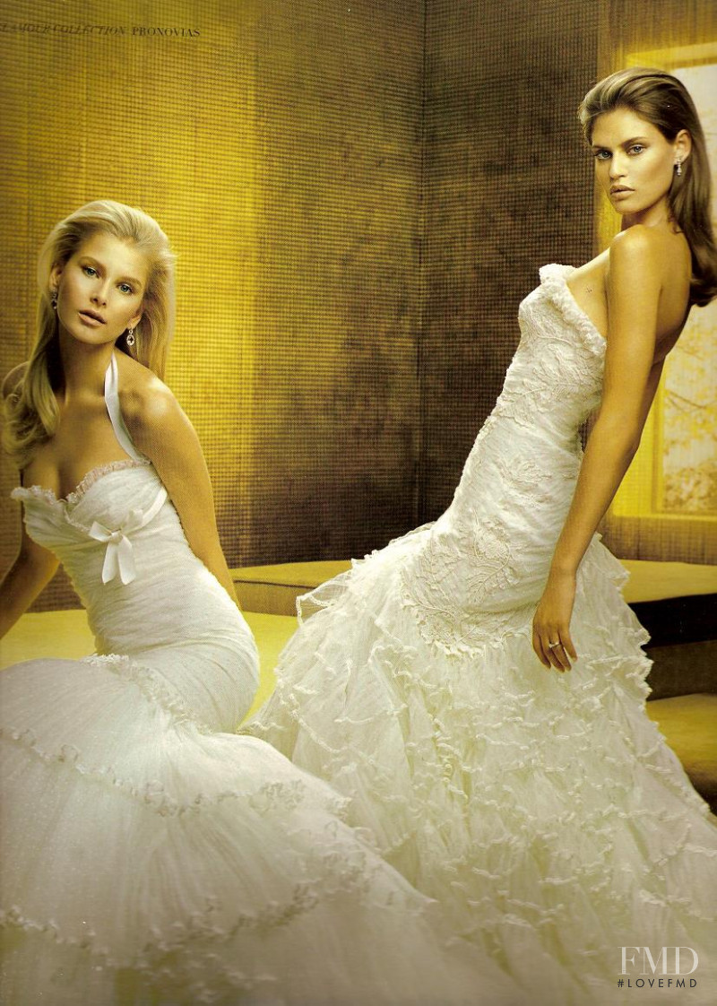 Bianca Balti featured in  the Pronovias catalogue for Spring/Summer 2007