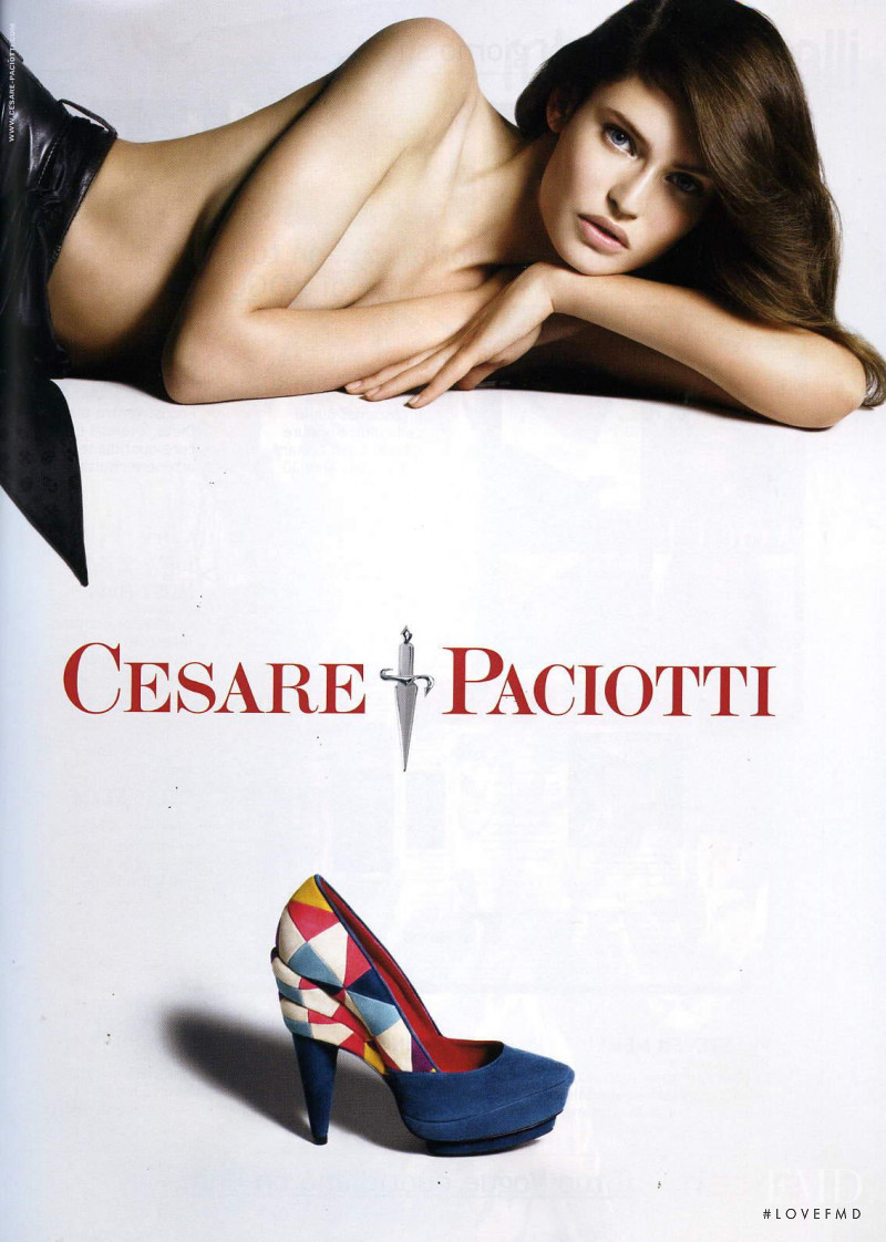 Bianca Balti featured in  the Cesare Paciotti advertisement for Autumn/Winter 2008