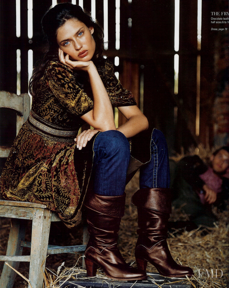 Bianca Balti featured in  the Saks Fifth Avenue Queen For a Day lookbook for Fall 2005