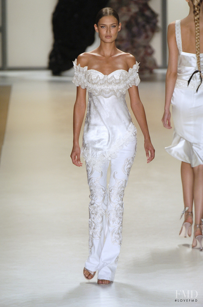 Bianca Balti featured in  the Carlos Miele fashion show for Spring/Summer 2006