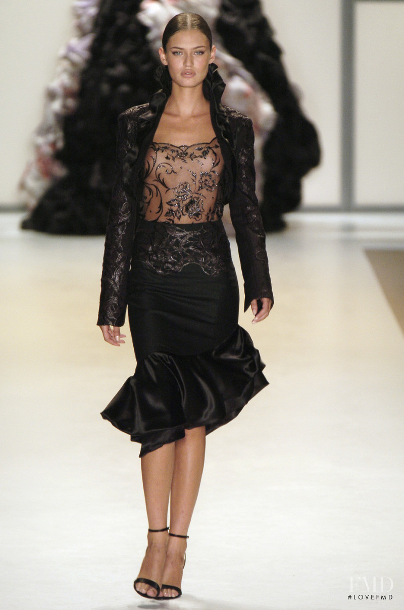 Bianca Balti featured in  the Carlos Miele fashion show for Spring/Summer 2006