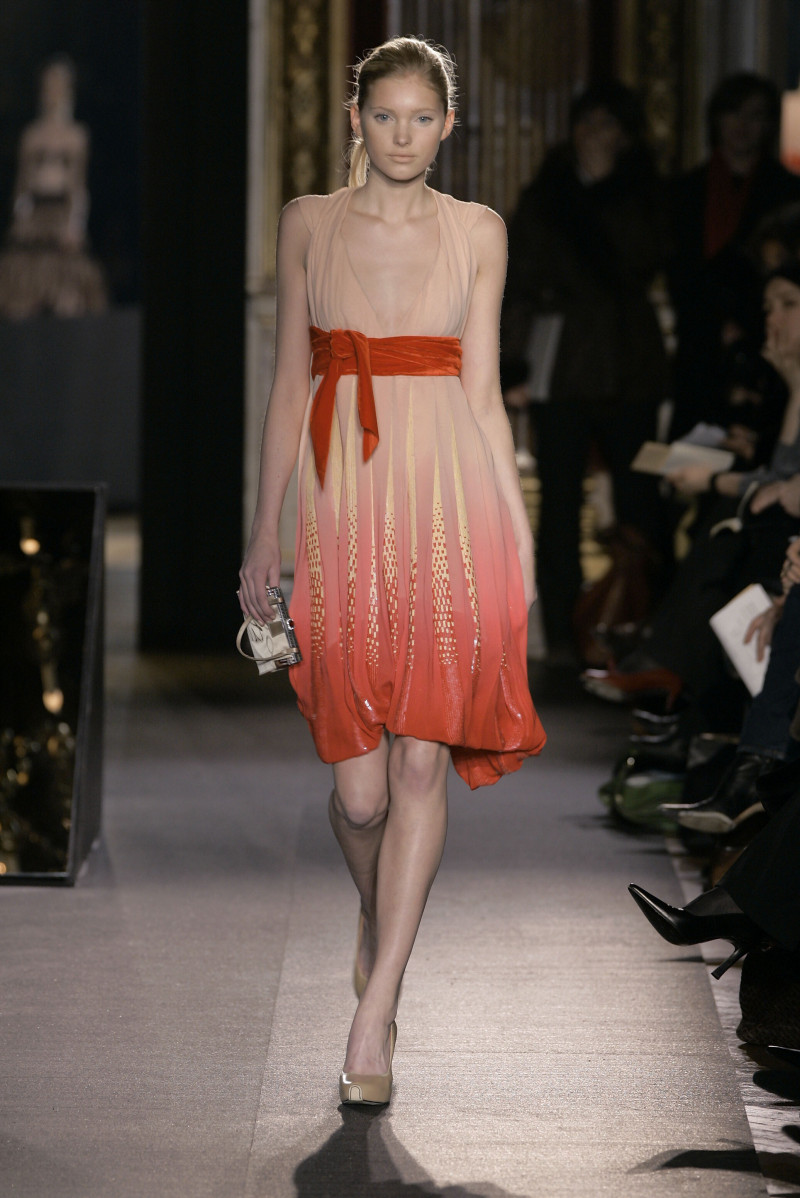 Elsa Hosk featured in  the Giambattista Valli fashion show for Autumn/Winter 2005