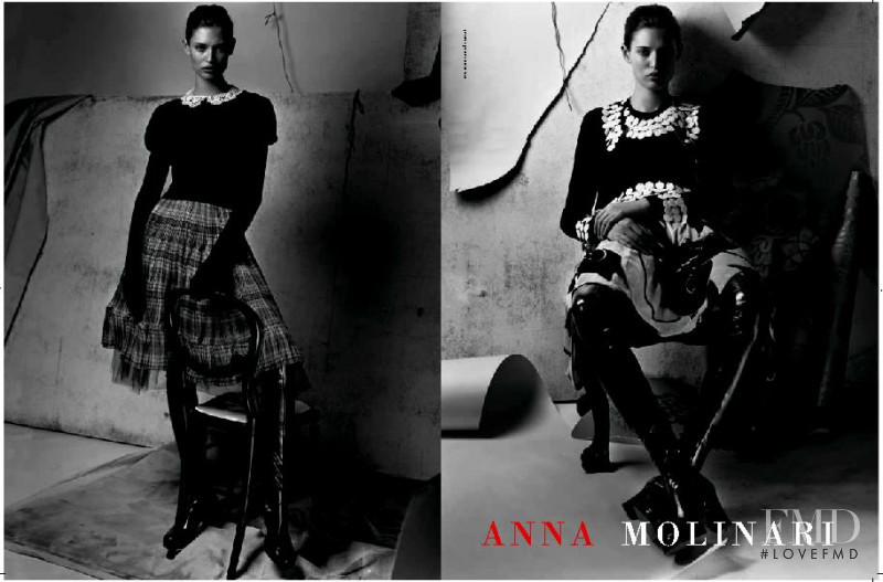 Bianca Balti featured in  the Anna Molinari advertisement for Autumn/Winter 2005