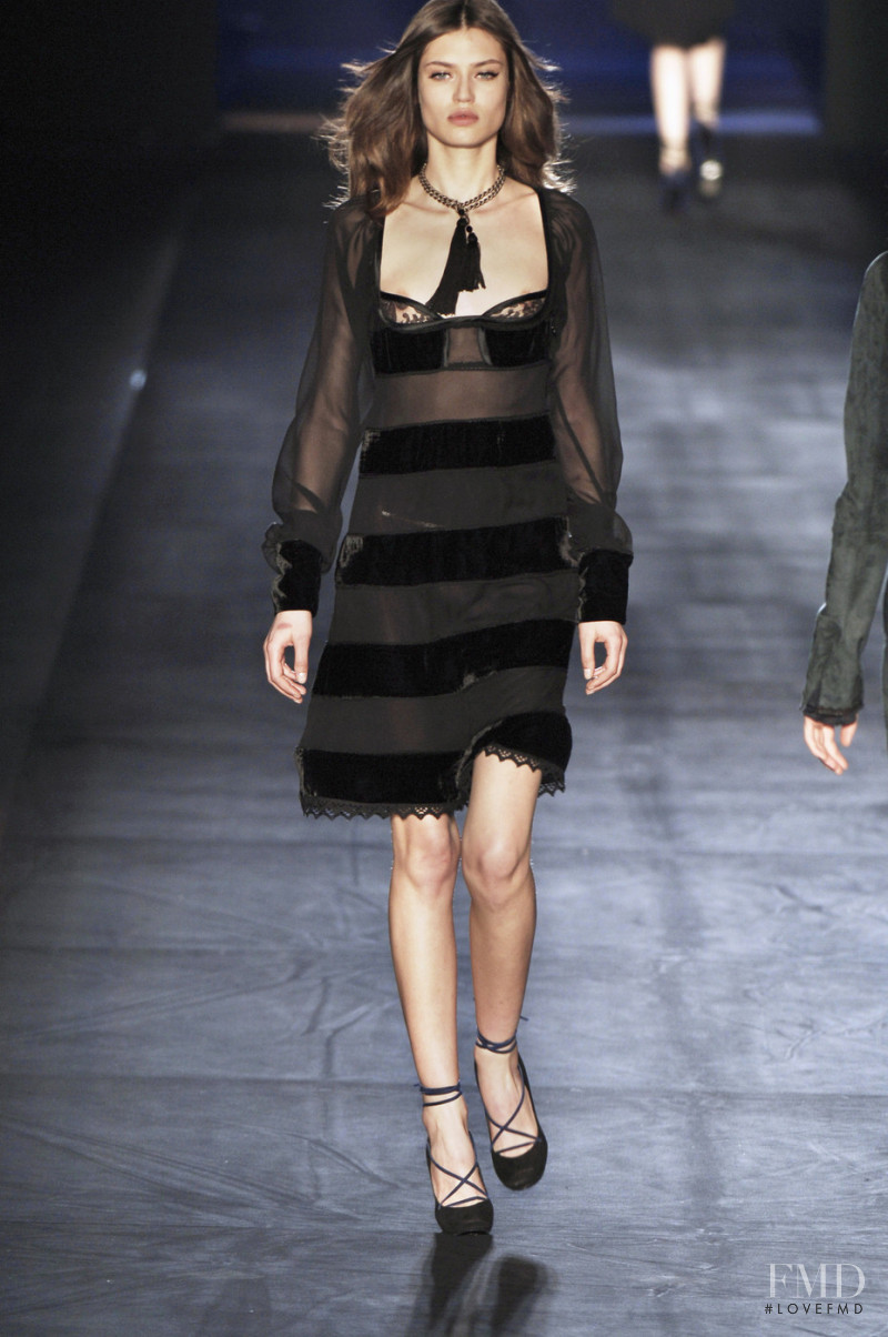Bianca Balti featured in  the Costume National fashion show for Autumn/Winter 2005