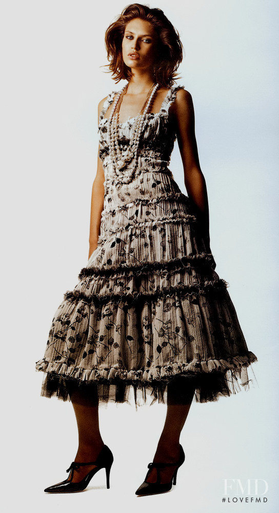 Bianca Balti featured in  the Bergdorf Goodman Archetype lookbook for Fall 2005