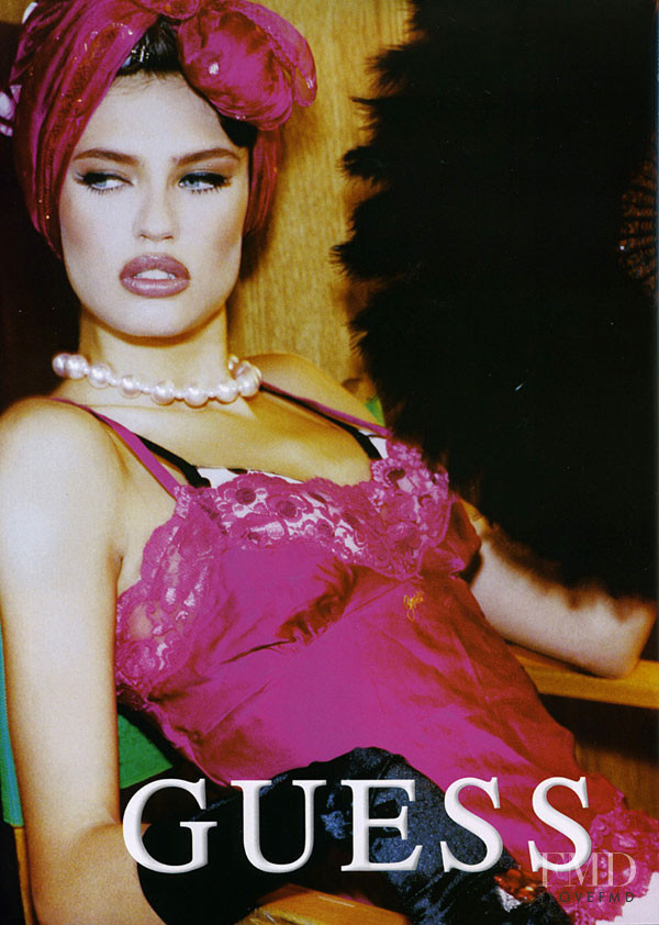 Bianca Balti featured in  the Guess advertisement for Spring/Summer 2008