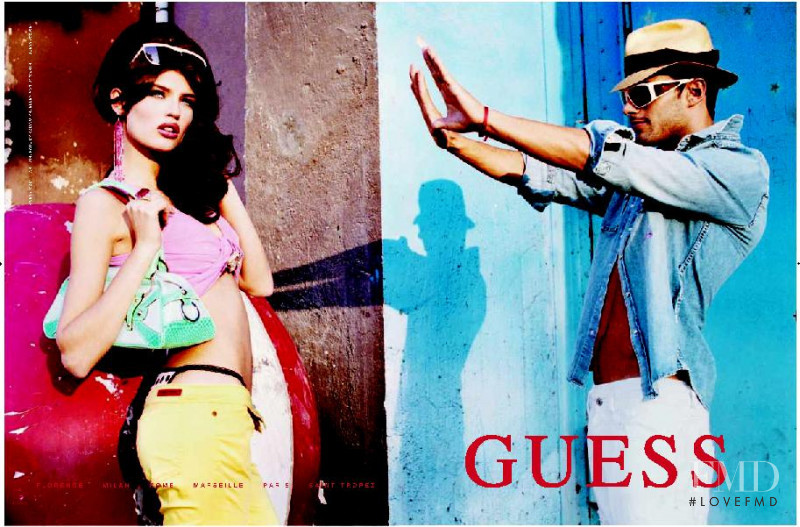 Bianca Balti featured in  the Guess advertisement for Spring/Summer 2008