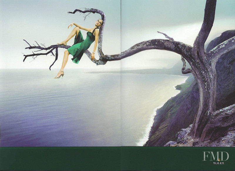 Bianca Balti featured in  the Rolex advertisement for Spring/Summer 2008