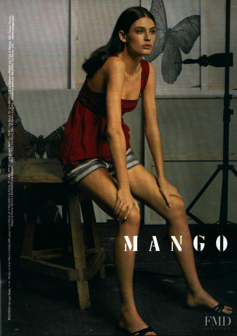 Bianca Balti featured in  the Mango advertisement for Spring/Summer 2008