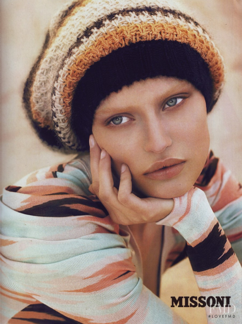 Bianca Balti featured in  the Missoni advertisement for Autumn/Winter 2007
