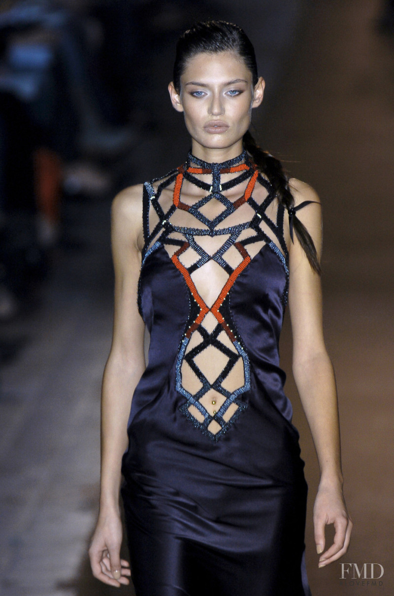 Bianca Balti featured in  the Costume National fashion show for Spring/Summer 2005