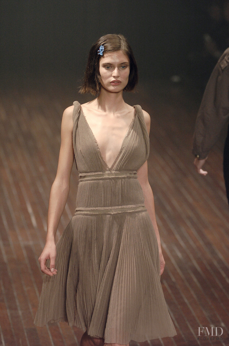 Bianca Balti featured in  the Lanvin fashion show for Spring/Summer 2005