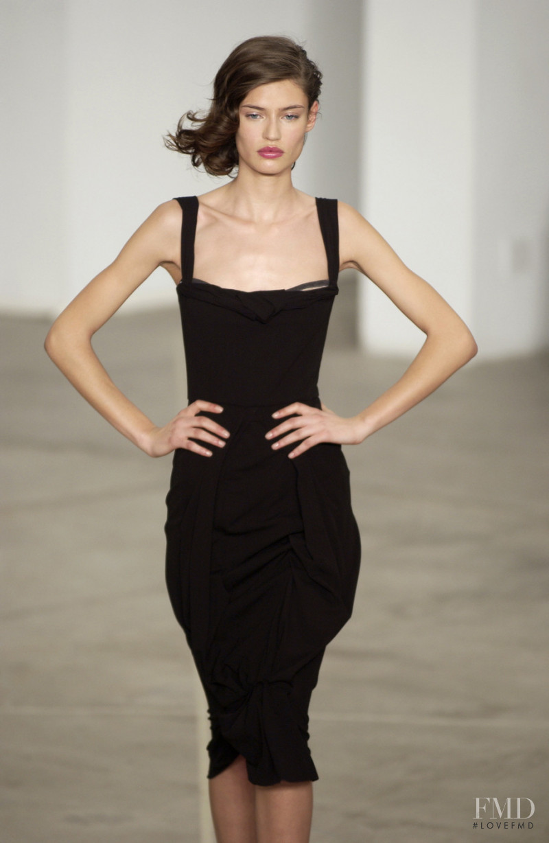 Bianca Balti featured in  the Roland Mouret fashion show for Autumn/Winter 2005