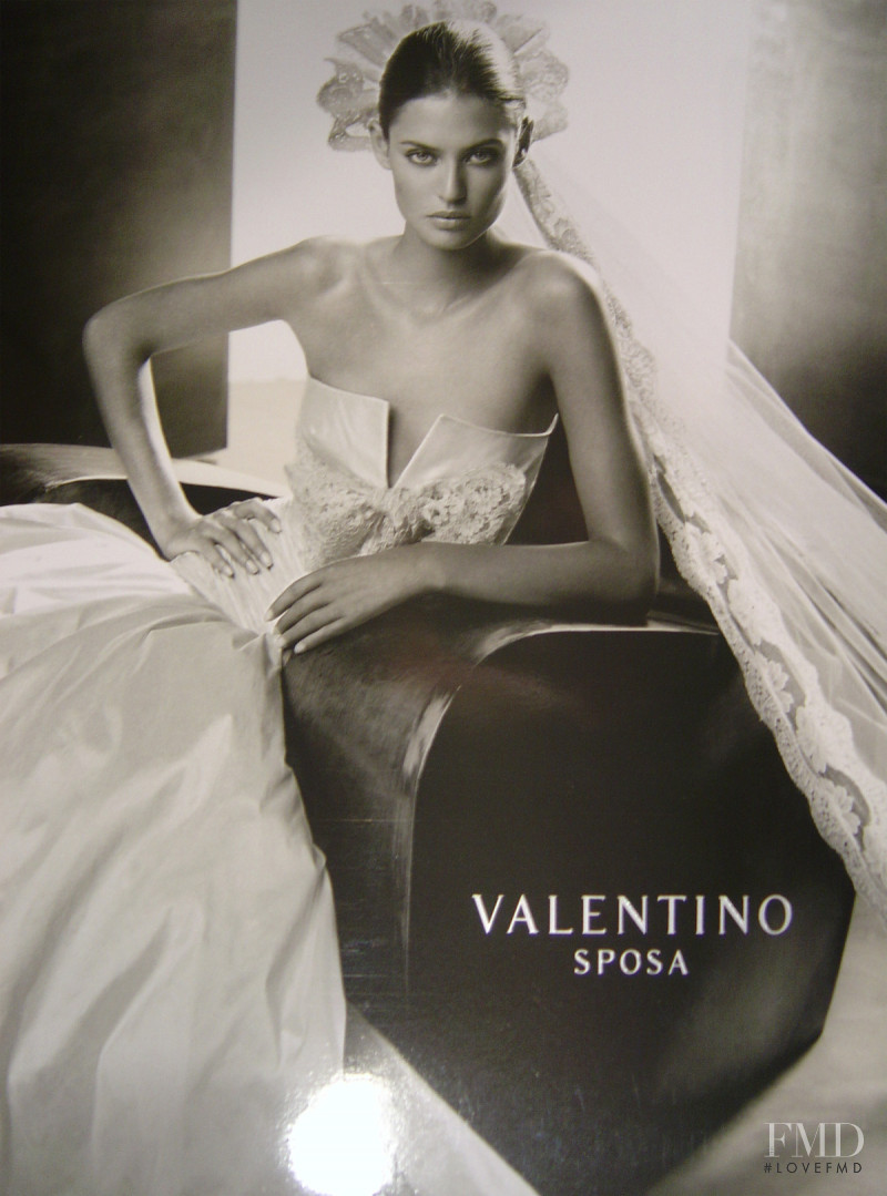 Bianca Balti featured in  the Valentino Sposa catalogue for Spring/Summer 2007